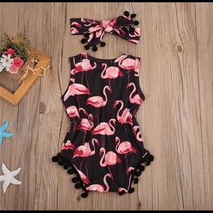 Baby Girl Flamingo Set